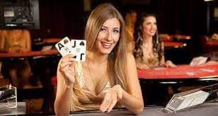 hana4d login app interface showing live blackjack table on mobile